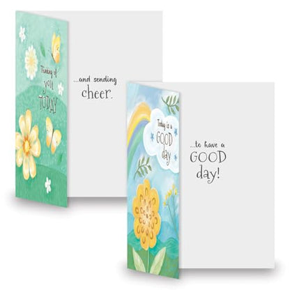 Current Faith Impressions Thinking of You Cards Religious with Envelopes - Assortment of 8 Greeting Cards, 4 Designs, Large 5" x 7" Christian Thinking of You Cards - style: Faith Impressions