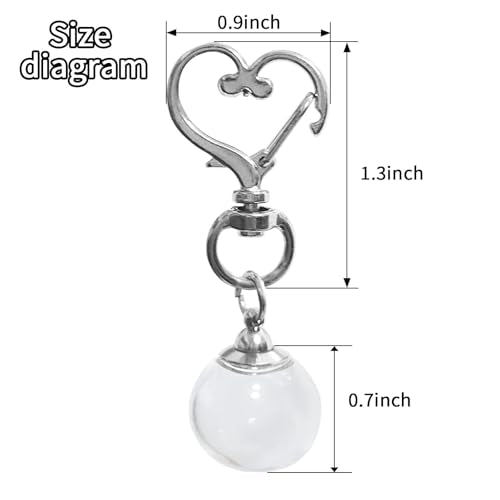 Pet Keychain for Collecting Cat, Dog and Rabbit Hair,2 Pcs Pet Fur keepsake, cat fur memory charm DIY Rabbit Furs Collection Kechain, dog Keepsake, Loss Remembrance Gift for Pets hearts