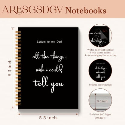 ARESGSDGV-Notebook-496 - color: Lettres to dad Black