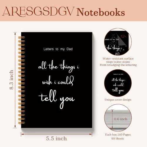 ARESGSDGV-Notebook-496 - color: Lettres to dad Black