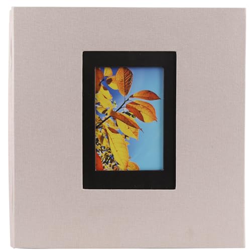 Linen Hardcover Photo Album 4x6 600 Photos,Fabric Large Photo Book,Beige - color: Beige, size: 600Photos