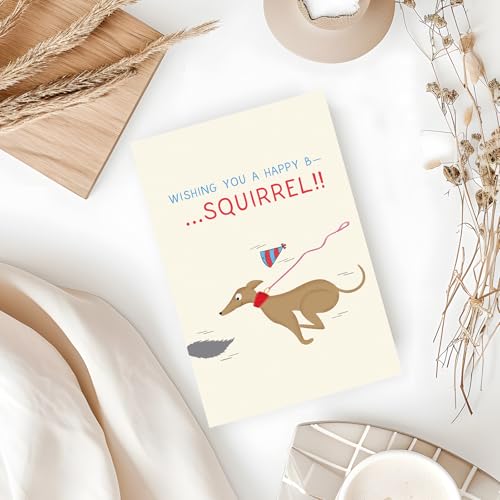ICOOLYI Funny Dog Mom Birthday Card Dog Dad Birthday Gift for Dog Lovers | Humorous Dog Lover Greeting Card for Men Women Pet Parents, Cute Puppy Birthday Gift with Envelope - color: WY-276