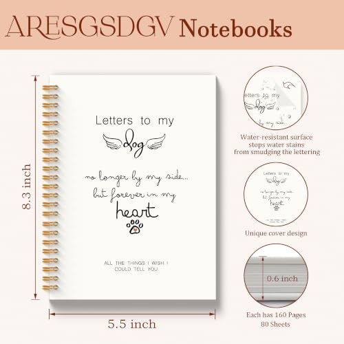 ARESGSDGV-Notebook-495 - color: Letters to Dog White