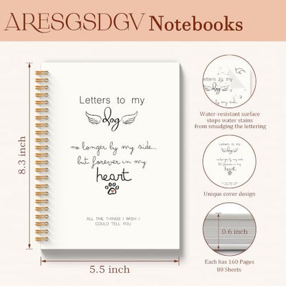 ARESGSDGV-Notebook-495 - color: Letters to Dog White