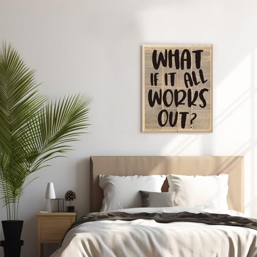 Retro Newspaper Canvas Wall Art Inspirational Typography Print Picture - color: Retro Newspaper