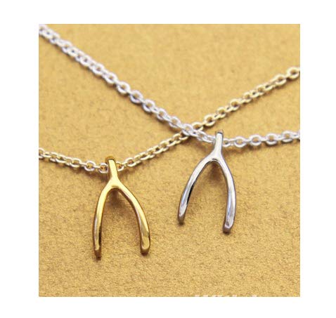 Baydurcan Friendship Anchor Butterfly Good Luck Elephant Necklace for Women - style: Wishbone
