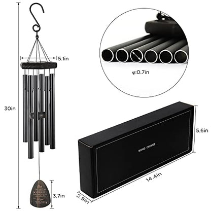 Memorial Wind Chime Sympathy Gifts for Loss of Dad Memorial Wind Chimes for Loss of Father Bereavement Condolence Gifts Sympathy Windchimes in Memory of Father Dad Papa Wind Chime Cardinal Card