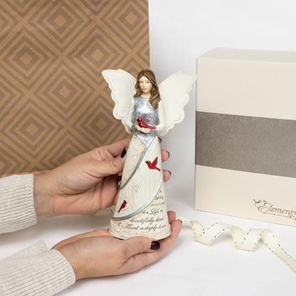 Pavilion Gift Company - in Loving Memory - 7.5" Angel Figurine in Memory Loss Bereavement Funeral Condolence Grief Cardinal Present