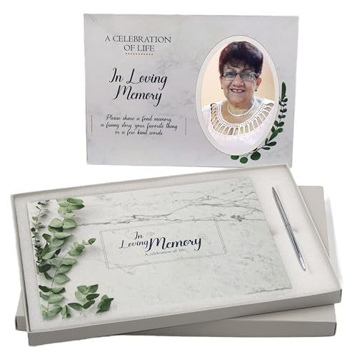 RM Group Funeral Guest Book for Memorial Service - Guestbook for Funeral - Memorial Books for Funeral - Funeral Guest Books Celebration of Life - Memorial Guest Book for Celebration of Life.