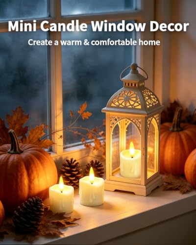 24 Pack Small Rechargeable Flameless Candles with Remote Timer - color: Ivory, size: 24 Pack