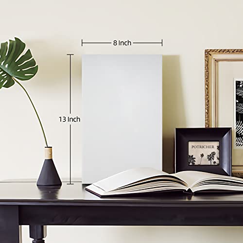 potricher Photo Album 4x6, 300 Pockets, Linen Cover, White | Small Capacity 4x6 Picture Albums with Horizontal Pockets, 4x6 Photo Book for Family, Wedding, Baby, Anniversary - color: White