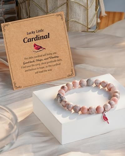 Sympathy Memorial Gift for Loss of Loved One in Heaven, Cardinal Ornament Gifts for Women - style: Lucky Cardinal
