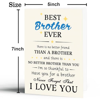 Brother Birthday Card, Birthday Card for Brother - color: BK-125
