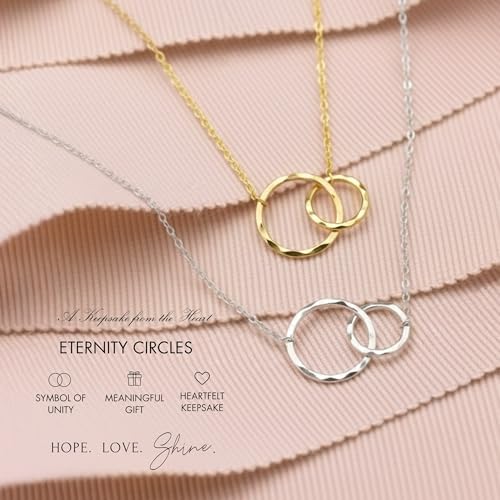 HOPE LOVE SHINE Sympathy Gift for Loss of Loved One - Remembrance, Bereavement, Memorial Necklace, Jewelry 16+2", 14k Gold Plated Sterling Silver - color: Sterling Silver, style: BROTHER