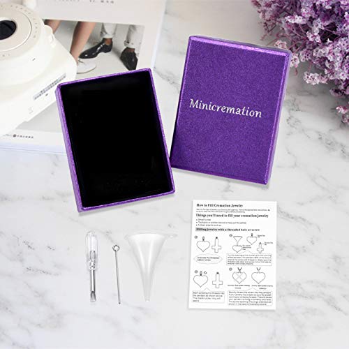 Minicremation Cremation Jewelry for Ashes Geometry Simple Style Memorial Urn Ring Ashes Holder with Fill Kit Keepsake Cremation Ring for Men - color: Silver