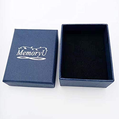 Simple Heart Cremation Urn Ring for Ashes Hold Loved Ones Ashes Memorial Jewelry for Funeral Keepsake Gift - color: Customize