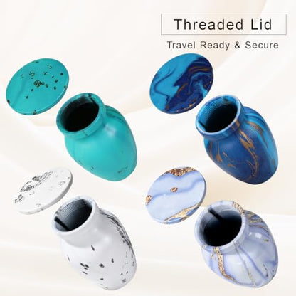 Small Keepsake Cremation Urns for Human Ashes, Memorial Urns, Mixed Color - color: Mixed