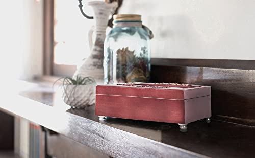 Cottage Garden Sister Always in My Heart Petite Rosewood Jewelry Music Box Plays You are My Sunshine