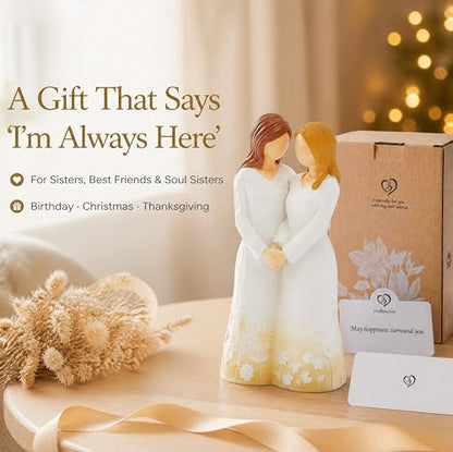 Sister Gift for Women - Sister Figurines Gift, Friendship Christmas Thanksgiving Gift for Sisters Best Friends Women - style: Best Friend Gifts-1