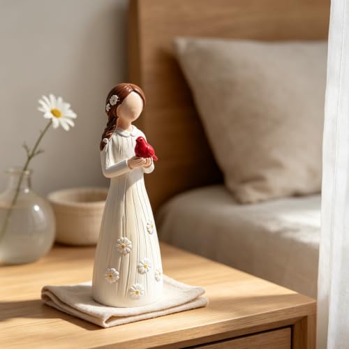 Cardinal Sympathy Gift, Remembrance Decor, Bereavement Gift for Mom & Dad