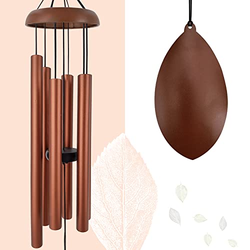 ASTARIN Wind Chimes for Outside Deep Tone,36 Inch Windchime Outdoors | Chimes for Outdoors,Sympathy Wind Chimes Memorial for Mom Dad，Red Copper - color: 36“ Red Copper