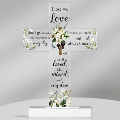 Jetec Sympathy Gifts for Loss of Loved One Memorial Bereavement Gift,Cross - style: Cross