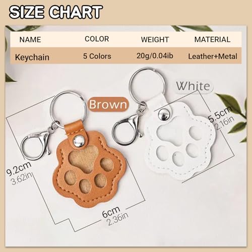 Dog Fur Storage Keychain（1Pcs,Grey） - color: Grey