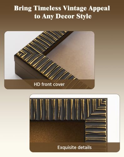 11x14 Shadow Box Frame Display Case for Wedding Bouquet Medals,Black Gold - color: Black Gold, size: 11x14