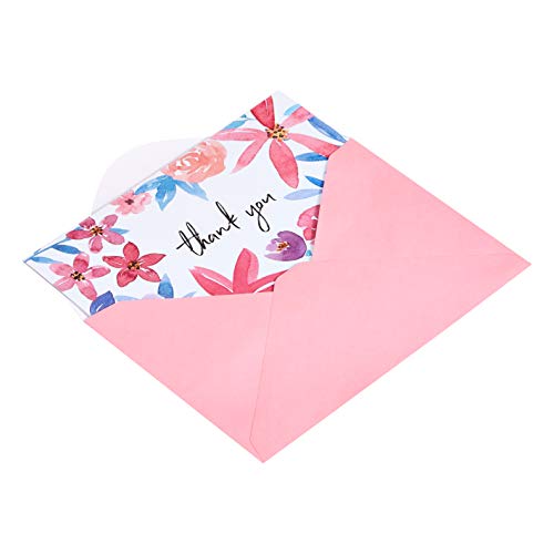 Amazon Basics Thank You Cards and Envelopes,Floral Assorted Designs,48 Count (Pack of 10) - size: 4 x 6 inches (Pack of 10)
