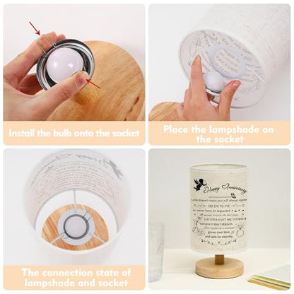 WSYEAR Wedding Anniversary LED Lamp Gifts for Couple Parents, Happy Anniversary Marriage Gifts for Wife Husband Him Her Men Women with Night Light Romantic Presents for Girlfriend Boyfriend - color: Anniversary