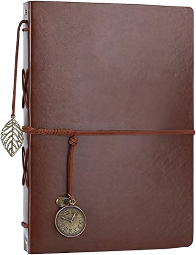 Photo Album 4x6 160 Photos, Leather Photo Albums with Writing Space With 30 Writing Paper, Travel Family Wedding Kids Graduation Ultrasound Baby Picture Album Scrapbook Photo Album - color: Simple Style