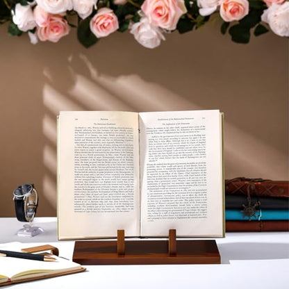RattanView 1 Pcs Wood Plate Stand for Display 5.9 Inch Plate Holder Display Frame Picture Photo Card Tabletop Decorative Stand - size: 5.9 Inch