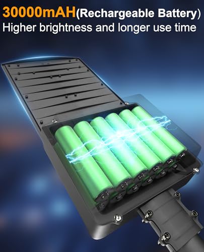 JAYNLT Y-8000W Solar Street Lights Outdoor, Commercial Parking Lot Lights - size: X-Large