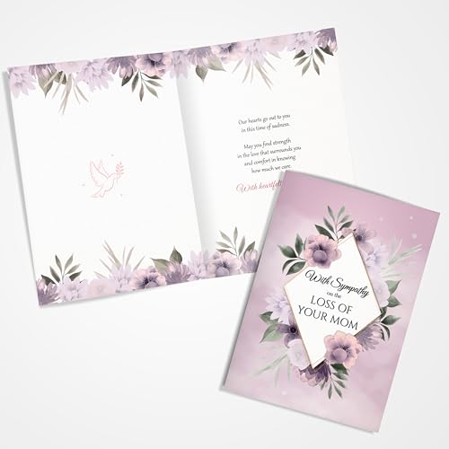 Sympathy Card for Loss of Mom or Mother with Printed Verse