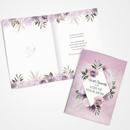 Sympathy Card for Loss of Mom or Mother with Printed Verse