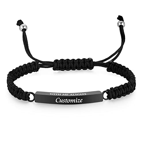 abooxiu Urn Bracelet for Ashes Cremation Bracelet for Ashes Stainless Steel Ash Bracelet for Men Women Memorial Ashes Holder Cremation Bangles for Human Ashes - style: With Me Always-Engraving