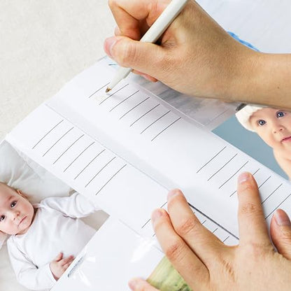 Holoary Baby Photo Album 4” x 6” 300 Photos, Newborn Baby Keepsake Gifts for Baby Boy/Girl and New Parents, Woodland Animals Design Baby Photo Albums - size: 8.4''x12.9''