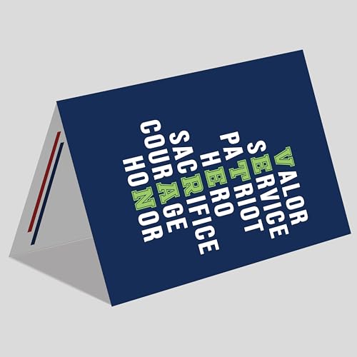 Veterans Day Card, Veterans Day Cards Gifts for Men Women - color: Veterans A