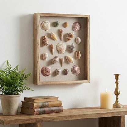 13×16 Shadow Box Frame, Linen Back, Glass Door, Hinge Display Case - color: Carbonized, size: 13×16