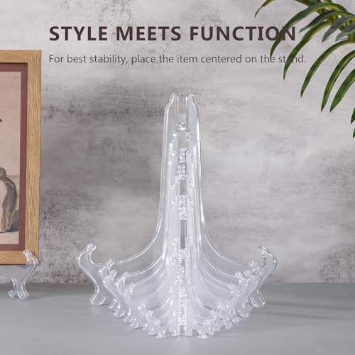 Artliving 12 Inch Plastic Display Stand, White Easel Display Photo Holder Stand, Displays Picture Frames, Cookbooks, Tablets and Art - color: White, size: 12 inch (4 pack)
