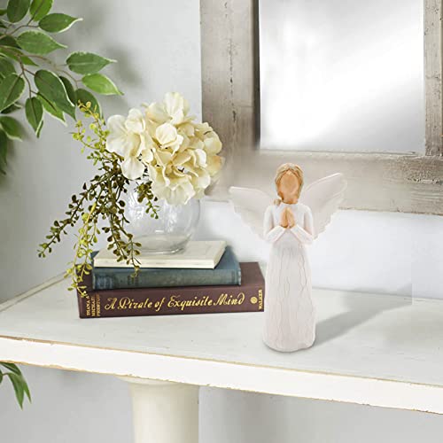 Guardian Angel Figurine, Graduation Memorial Gifts for Her, Best Friend Birthday Gifts for Women, Angel Gift to Express Friendship Sympathy Gratitude Bereavement, Hand-Painted Sculpted Figure
