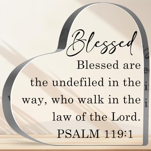 Christian Gifts for Women, Christian Plaque Sign, Inspirational Religious Birthday Gifts, Bible Verse Gifts for Family Sister Friend Mom Faith Based Decorative Paperweight Accessories - style: Christian 01
