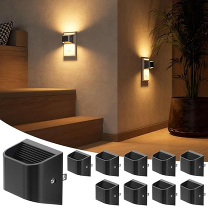 NIORSUN Night Lights Plug Into Wall, 10 Pack, 3000K, Auto On/Off, Black - color: Black, size: 10 Pack