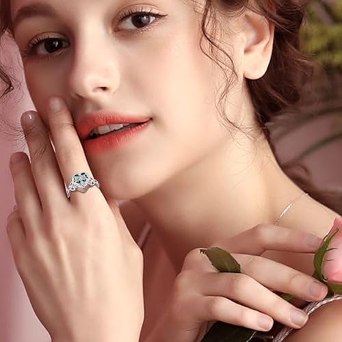 925 Sterling Silver Keepsake Cremation Urn Rings for Ashes | Sunflower Cross Celtic Knot Heart Abalone Shell Moonstone Ring Memorial Jewelry Gift for Christmas Anniversary Birthday - color: Cross celtic knot