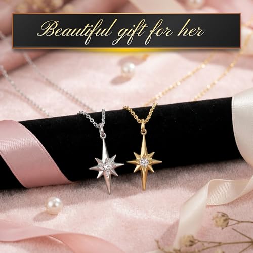 HOPE LOVE SHINE Sympathy Gift for Loss of Loved One - Remembrance, Bereavement, Memorial Necklace, Jewelry 16+2" - color: 14K Gold Vermeil