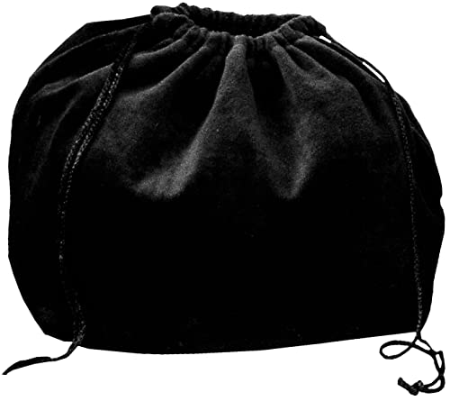 Small Black Velvet Cremation Urn Bag - Velvet Cotton Bag for Urn - Small Size 9"L x 6"W x 9"H - Great for Holding a Pet or Human Urn Measuring 7"H or Smaller - color: Black, size: Small