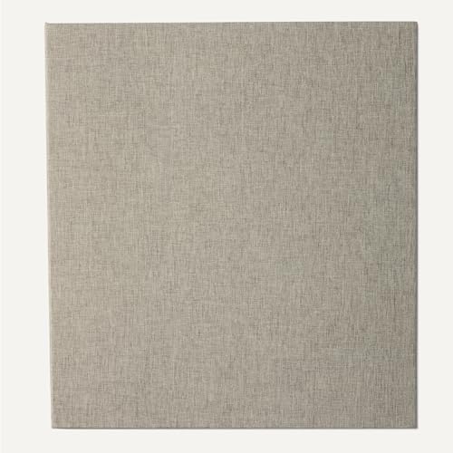 Amazon Basics Photo Album for 4" x 6" Photos, 600 Pockets Capacity, Linen Hardcover