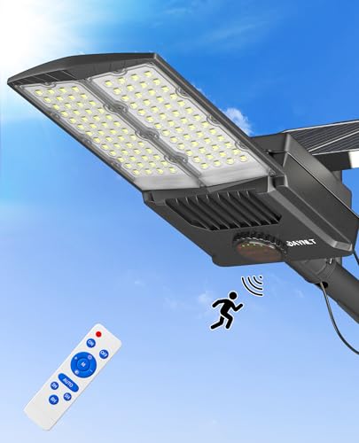 JAYNLT Y-8000W Solar Street Lights Outdoor, Commercial Parking Lot Lights - size: X-Large