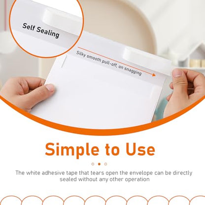 Guakicae 100 Packs White Greeting Cards Envelopes 4 x 6 - color: White, size: 4x6-100pcs