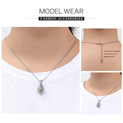 Imrsanl Cremation Jewelry for Ashes - Lotus Flower Ashes Pendant Necklace with Mini Keepsake Urn Memorial Ash Jewelry - color: Teardrop-Gold